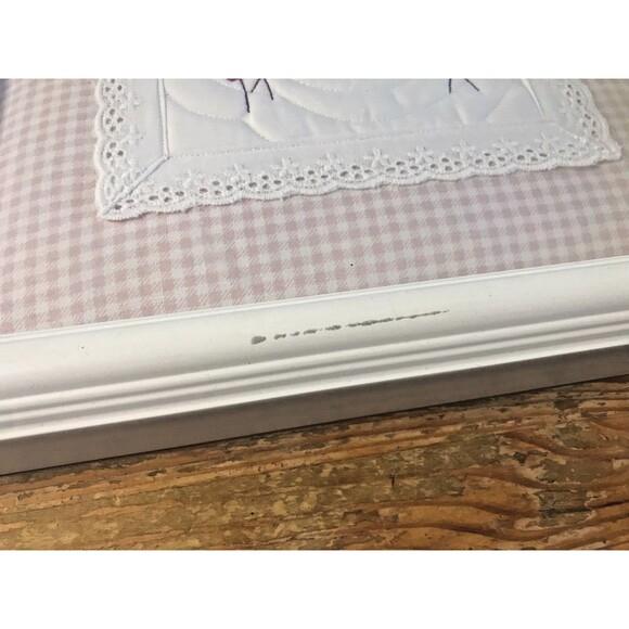 Laura Ashley Quilted Fairy Framed Pictures Set of Two Child's Room Decor - Picture 5 of 9